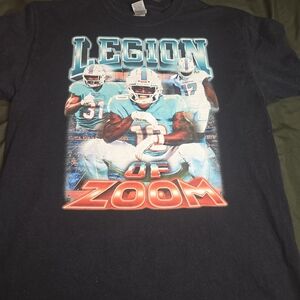 Gildan Black "Legion of Zoom" Miami Dolphins Graphic Tee